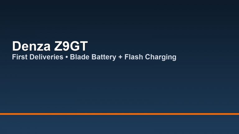 Denza Z9GT begins first deliveries with BYD’s second‑gen Blade Battery and flash charging