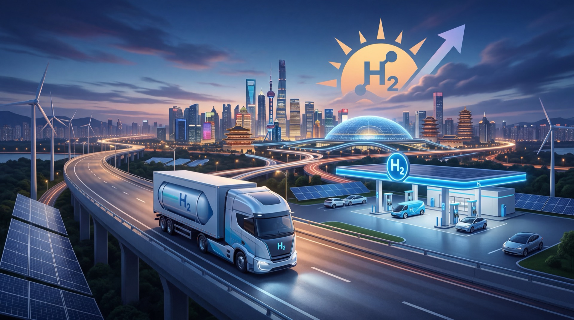 China launches hydrogen application pilot with RMB 16B cap per city cluster and 2030 cost targets