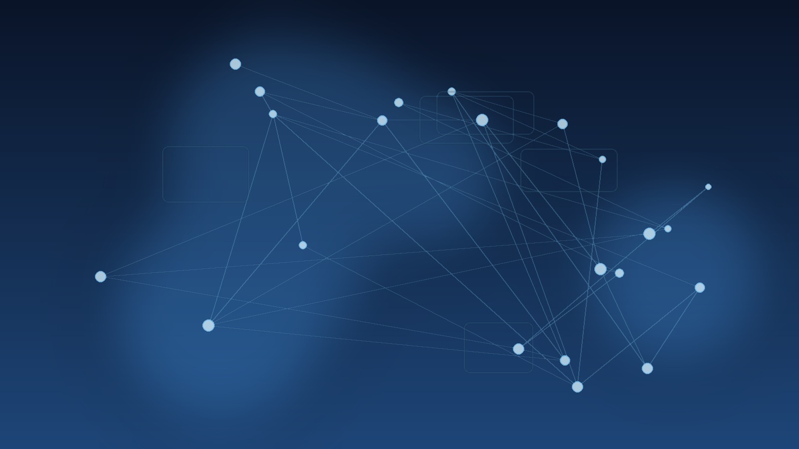 Abstract autonomous driving network and sensor architecture illustration